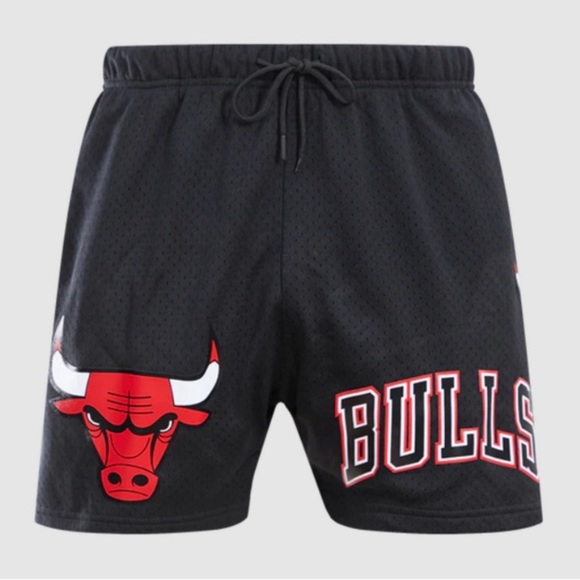 NWT PRO STANDARD CHICAGO BULLS BLACK MESH CAPSULE SHORTS Men’s Size Medium - Picture 1 of 15